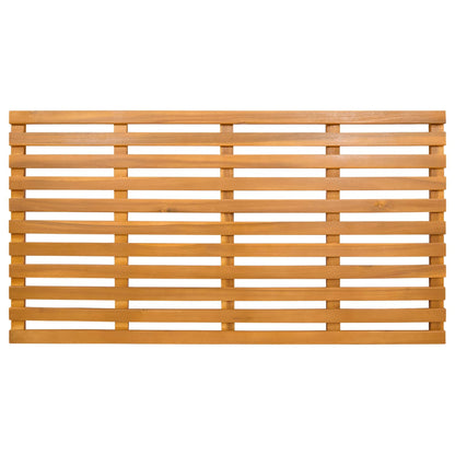 Bath Mat Plain Brown 100 x 53 x 2.5 cm Wood
