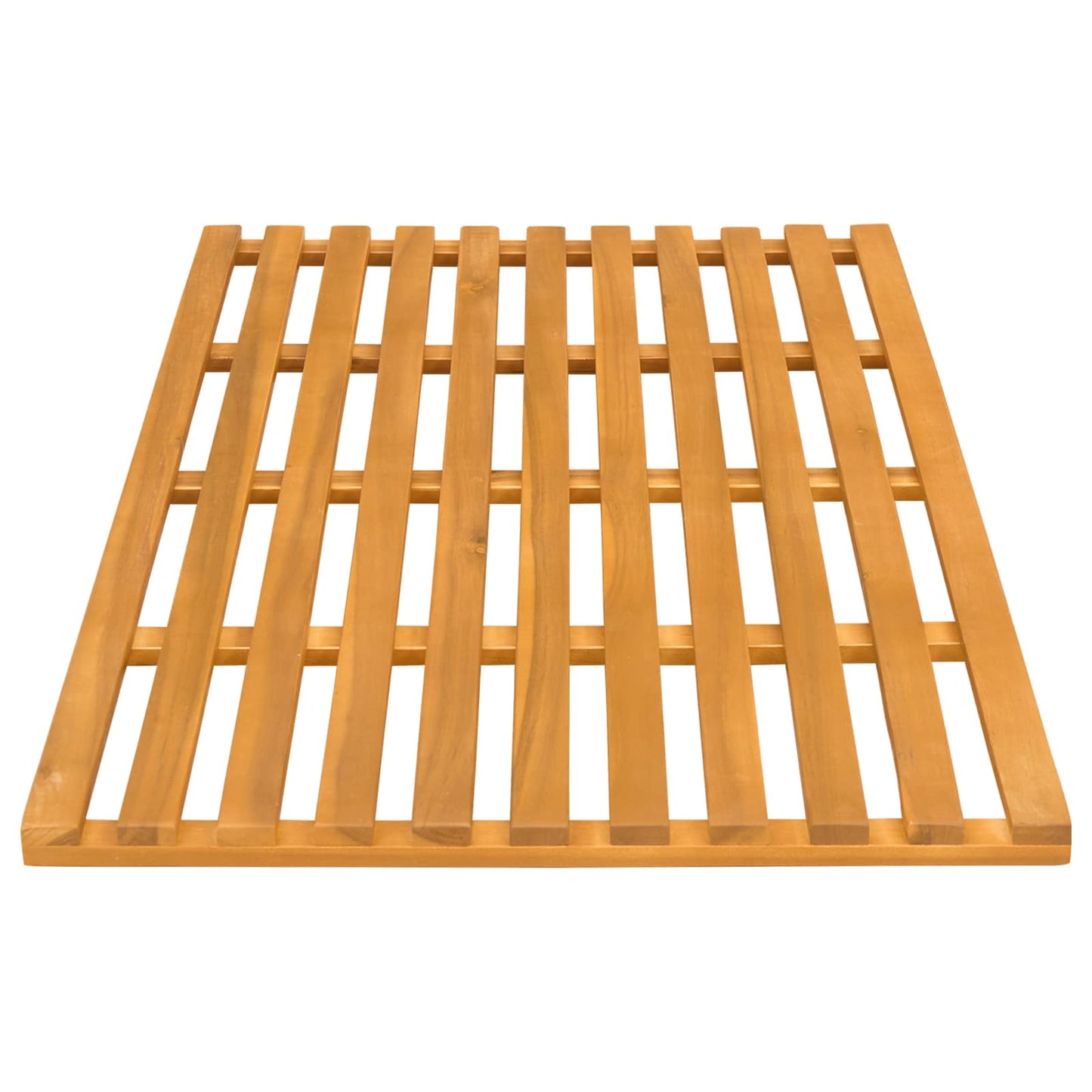 Bath Mat Plain Brown 100 x 53 x 2.5 cm Wood