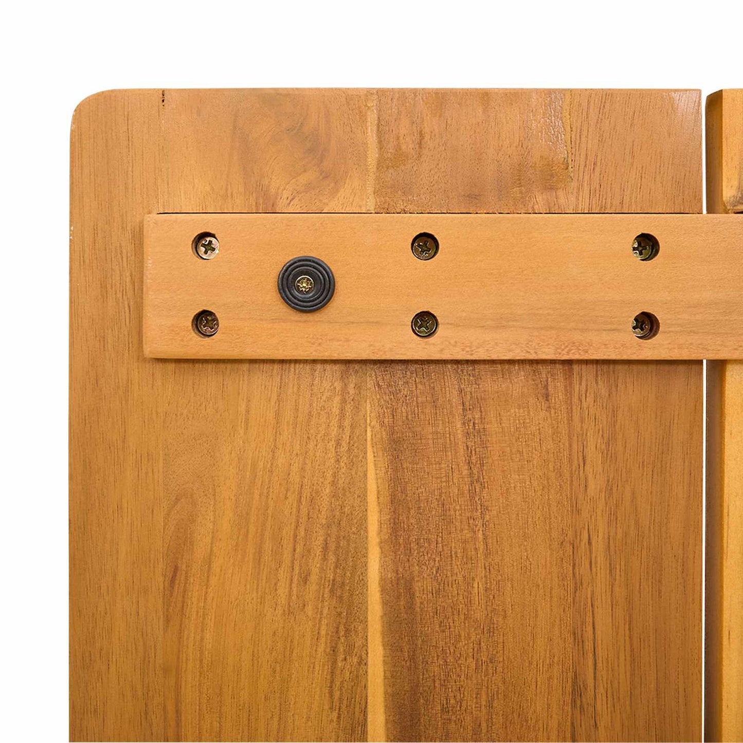 Bath Mat Plain Brown 59 x 40 cm Wood