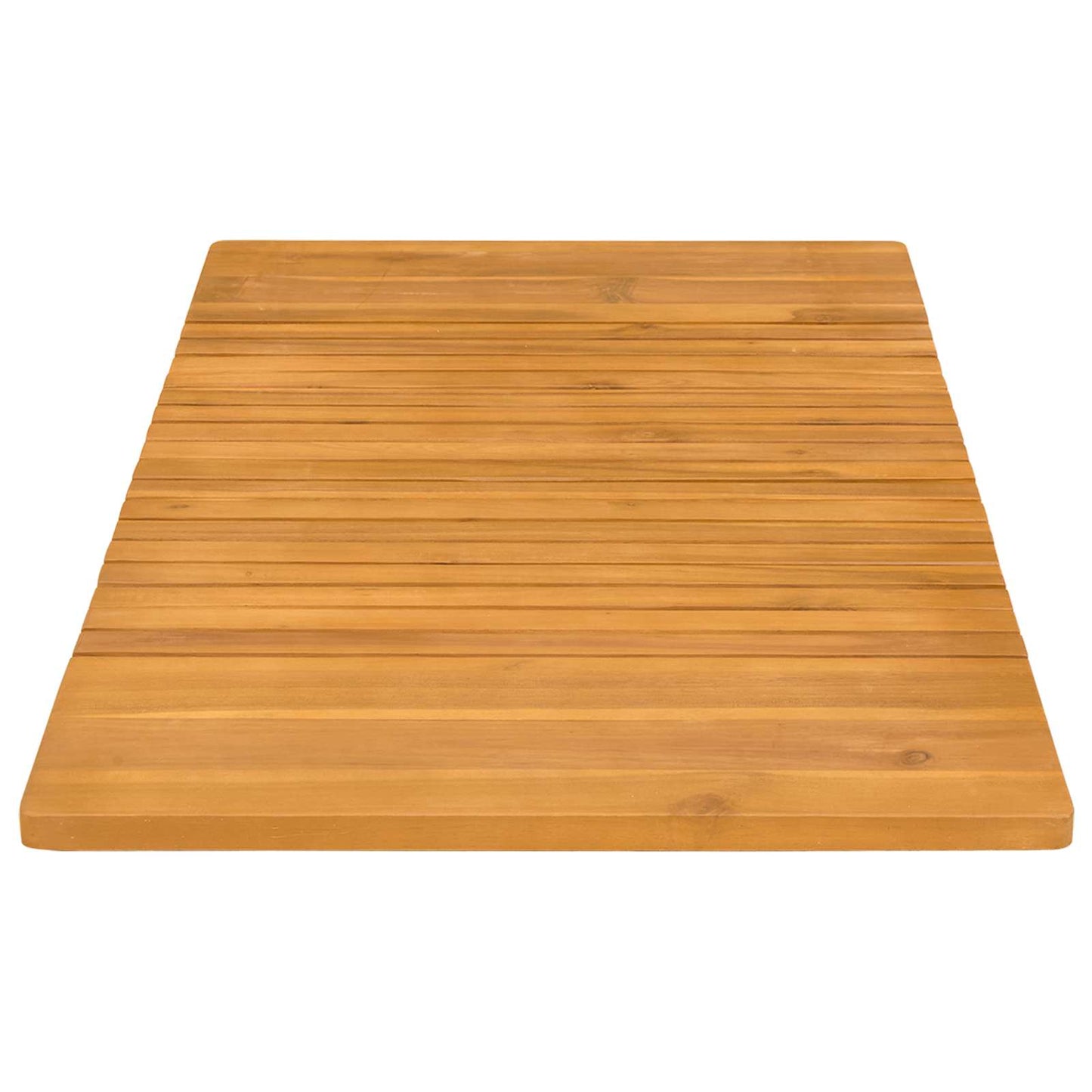 Bath Mat Plain Brown 100 x 55 cm Wood