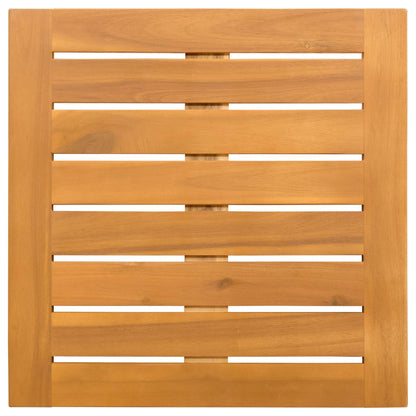 Bath Mat Plain Brown 50 x 50 cm Wood