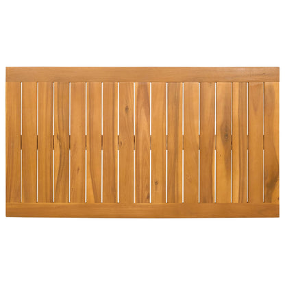 Bath Mat Plain Brown 100 x 55 cm Wood