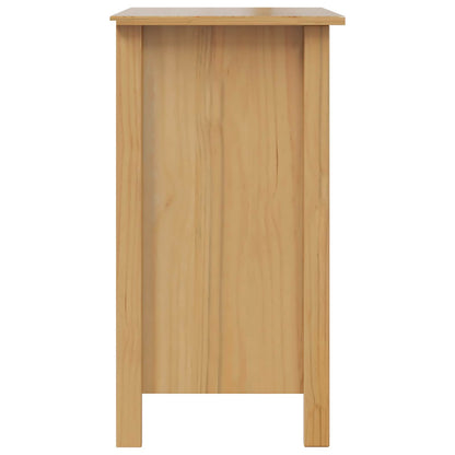Bedside Cabinet with Drawer HILL Honey Brown 46 x 35 x 65 cm