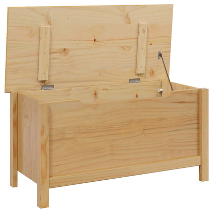 Storage Box HILL Honey Brown 90 x 40 x 45 cm Solid Pine Wood