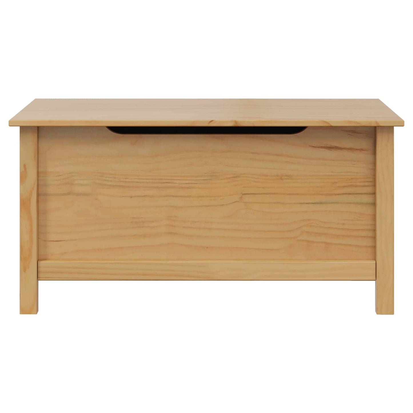 Storage Box HILL Honey Brown 90 x 40 x 45 cm Solid Pine Wood