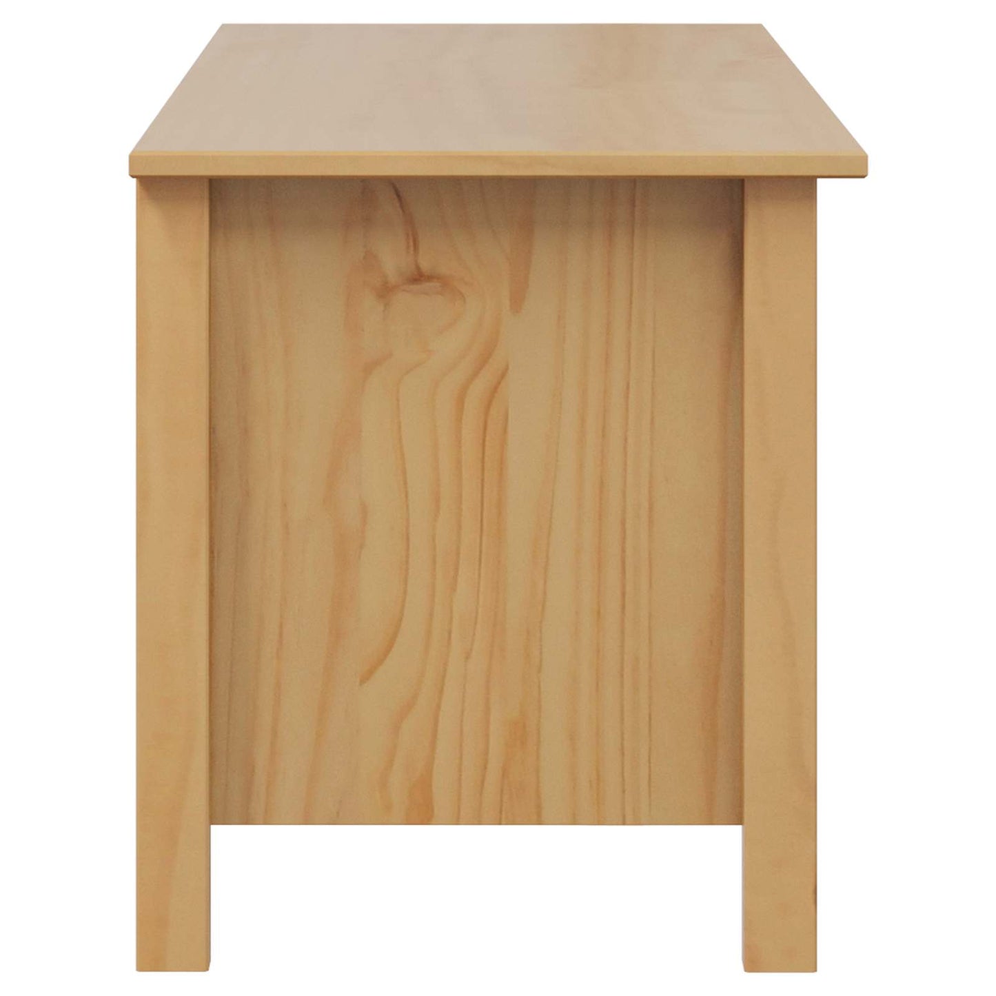 Storage Box HILL Honey Brown 90 x 40 x 45 cm Solid Pine Wood
