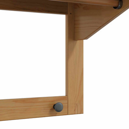 Coat Rack HILL Honey Brown 90 x 35 x 41.5 cm Solid Pine Wood