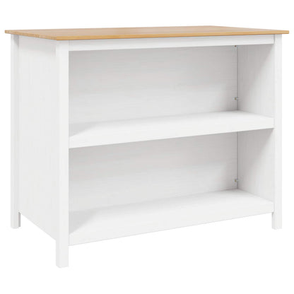 Kitchen Islands HILL White 112 x 66 x 90 cm Solid Pine Wood
