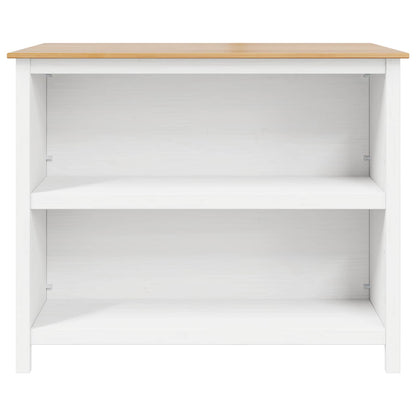 Kitchen Islands HILL White 112 x 66 x 90 cm Solid Pine Wood