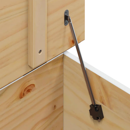 Coffee Table White and Honey Brown 79.5 x 79.5 x 49 cm