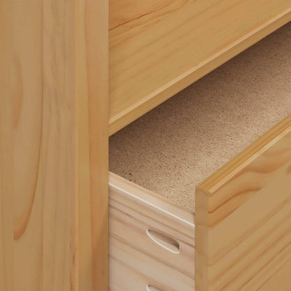 Wardrobe Honey Brown 84 x 50 x 170 cm Solid Pine Wood