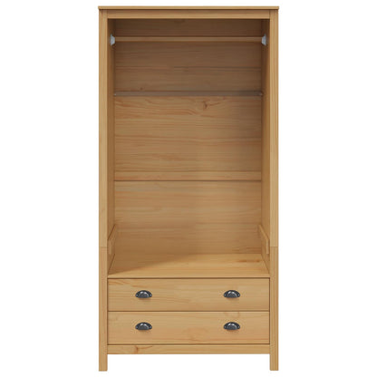 Wardrobe Honey Brown 84 x 50 x 170 cm Solid Pine Wood