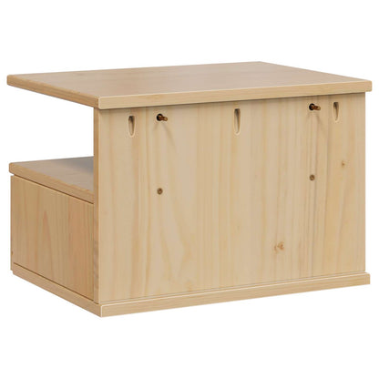 Bedside Cabinet Honey Brown 40 x 31 x 27 cm Solid Pine Wood