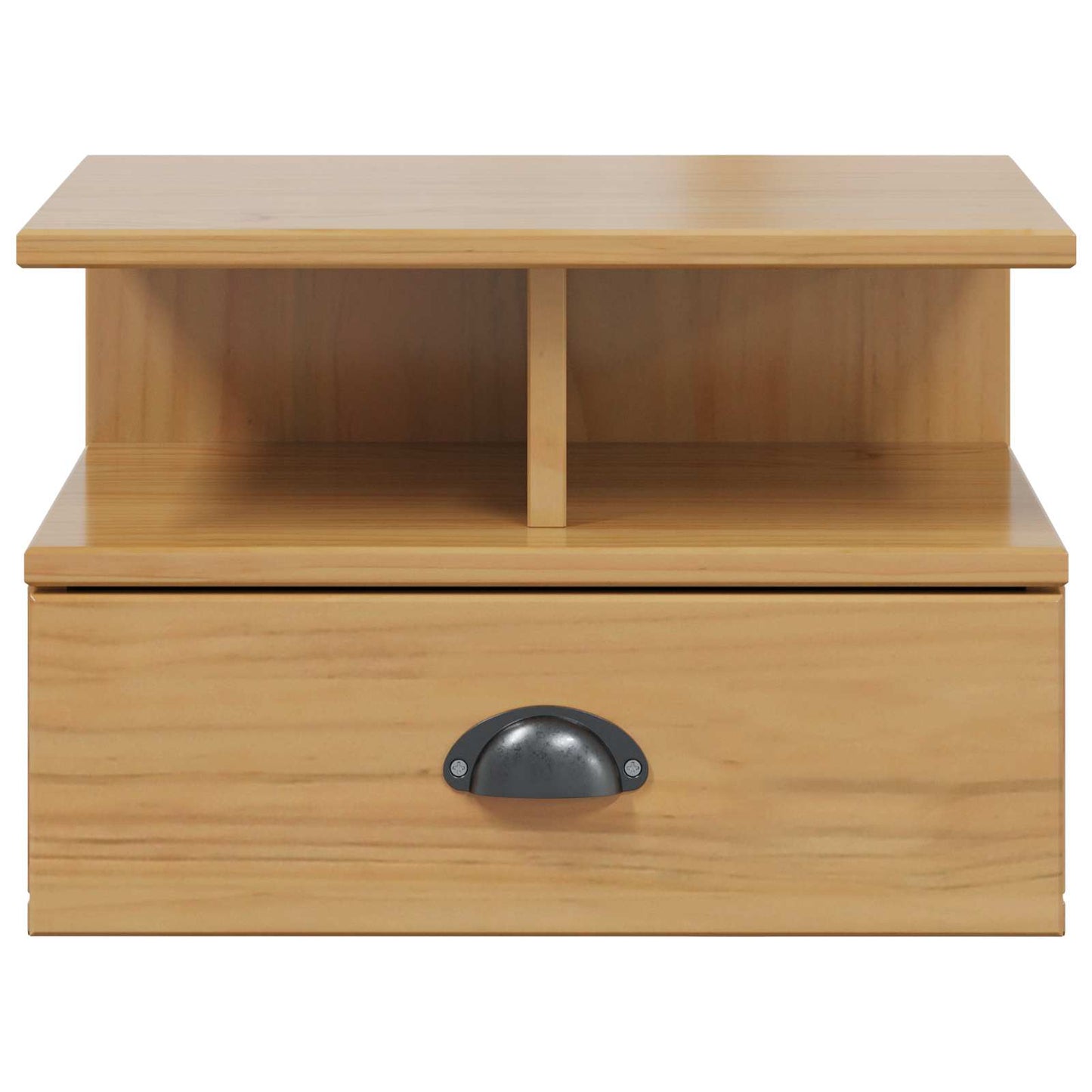 Bedside Cabinet with Drawer HILL Honey Brown 40 x 31 x 27 cm