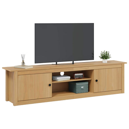 TV Rack HILL Honey Brown 158 x 40 x 39.5 cm Solid Pine Wood