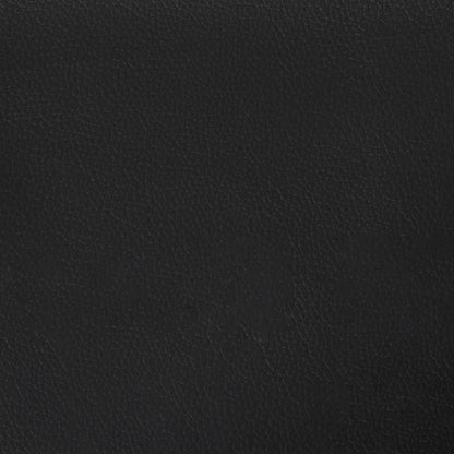 Bed Frame with Headboard Black 90 x 190 cm Faux Leather