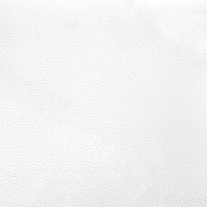Bed Frame with Headboard White 90 x 190 cm Faux Leather