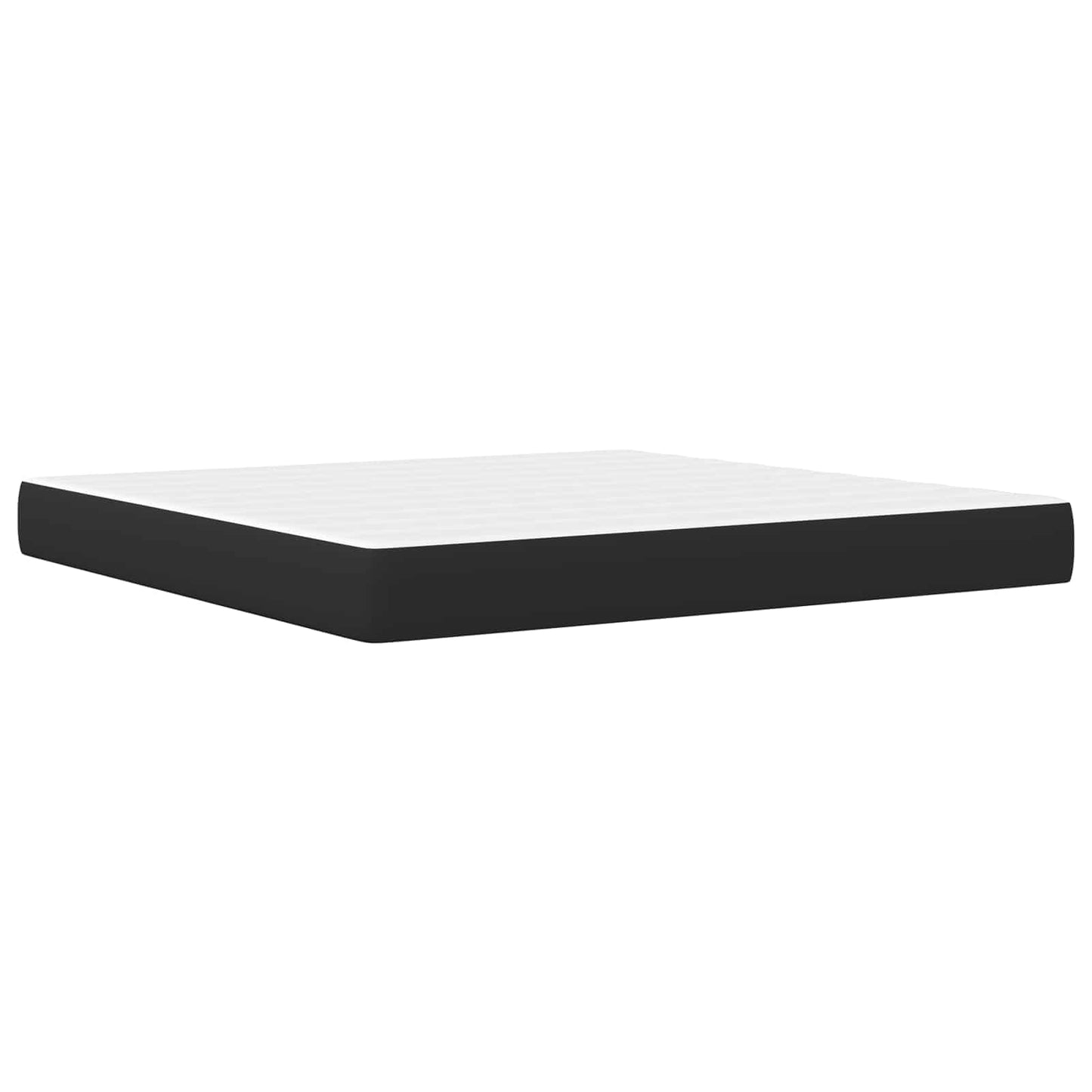 Bed Frame with Headboard Black 180 x 200 cm Faux Leather