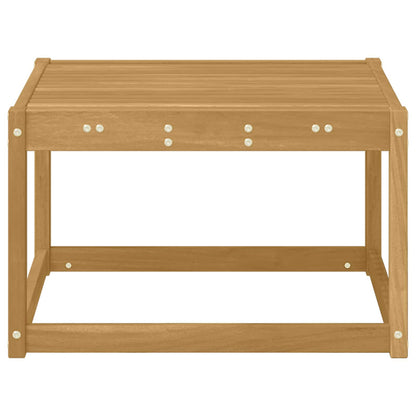 Outdoor Table Solid Acacia Wood White 59 x 59 x 37 cm