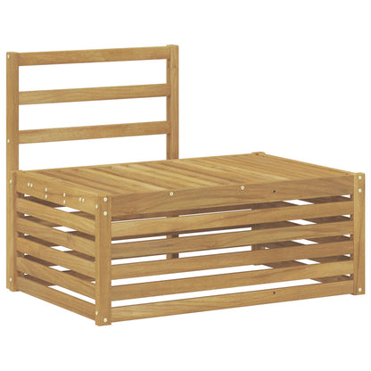 Outdoor Sofa Set White 91 x 63 x 73 cm Solid Acacia Wood