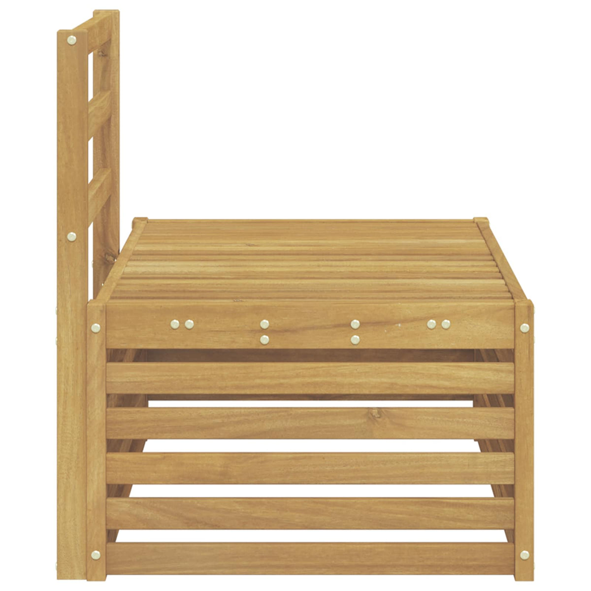 Outdoor Sofa Set White 91 x 63 x 73 cm Solid Acacia Wood
