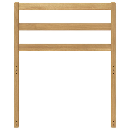 Backrest Module White 59 x 4 x 73 cm Solid Acacia Wood