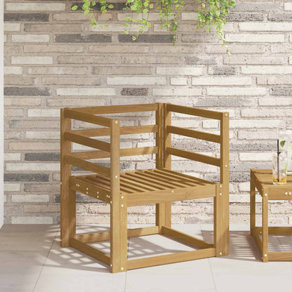 Armrests Module 2 pcs White 59 x 4 x 73 cm Solid Acacia Wood