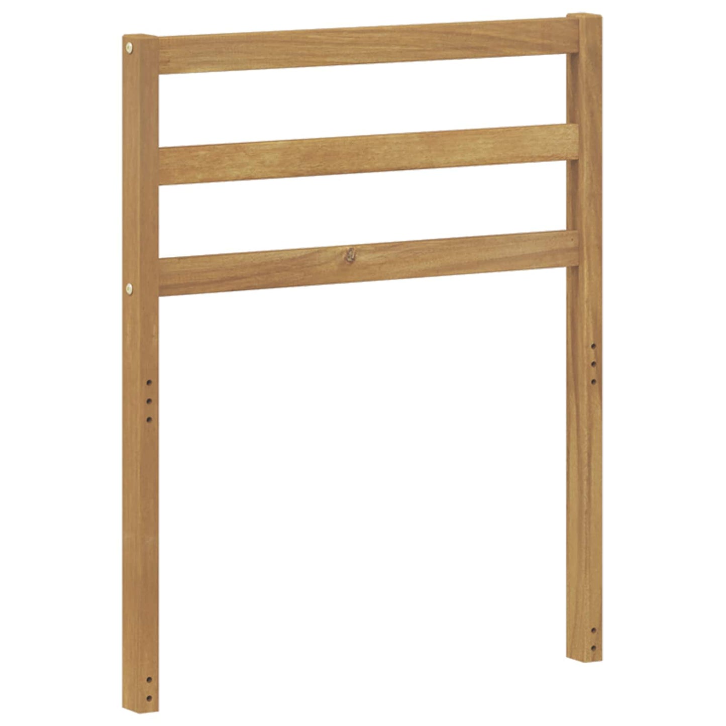 Armrests Module 2 pcs White 59 x 4 x 73 cm Solid Acacia Wood