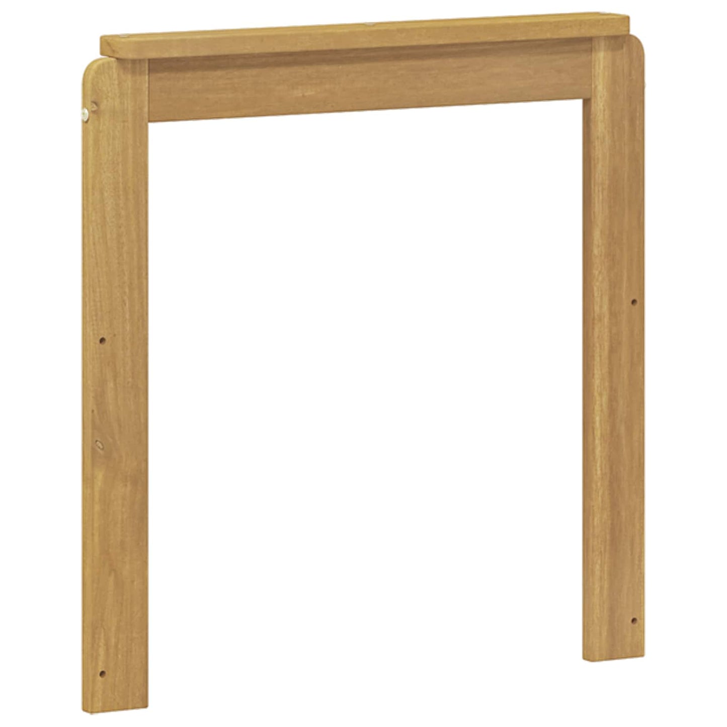 Armrests Module 2 pcs White 59 x 6 x 61 cm Solid Acacia Wood