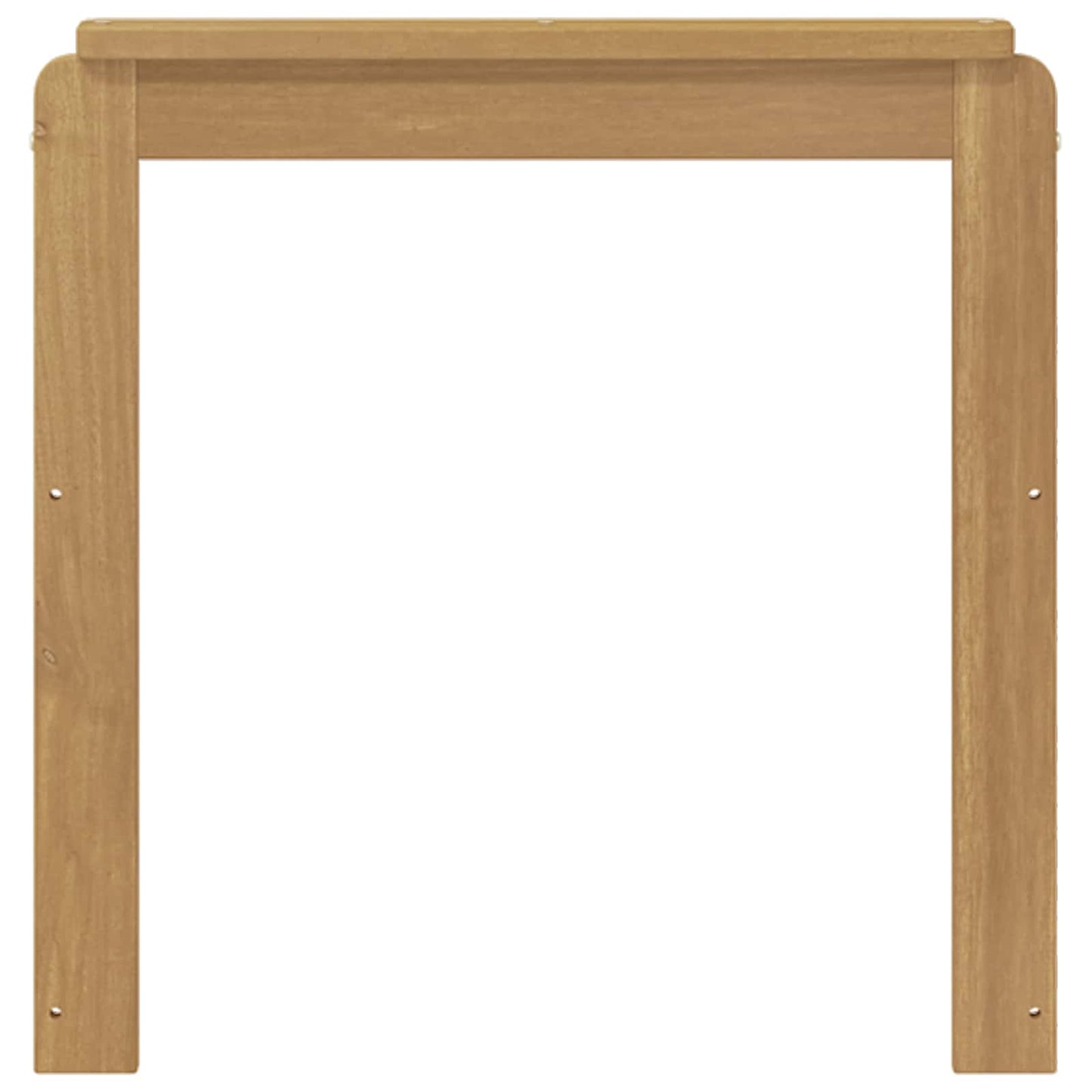 Armrests Module 2 pcs White 59 x 6 x 61 cm Solid Acacia Wood