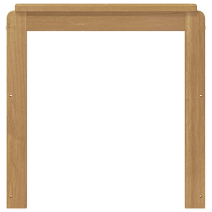Armrests Module 2 pcs White 59 x 6 x 61 cm Solid Acacia Wood