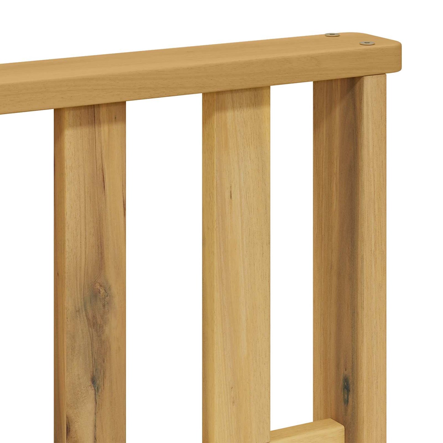 Armrests Module 2 pcs White 60 x 6 x 61 cm Solid Acacia Wood