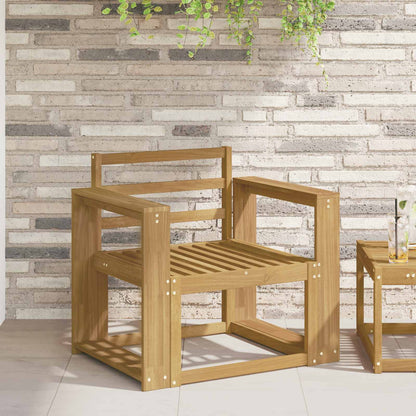 Armrests Module 2 pcs White 58.5 x 10 x 61 cm Solid Acacia Wood