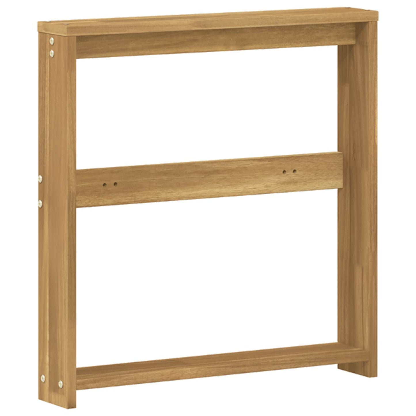 Armrests Module 2 pcs White 58.5 x 10 x 61 cm Solid Acacia Wood