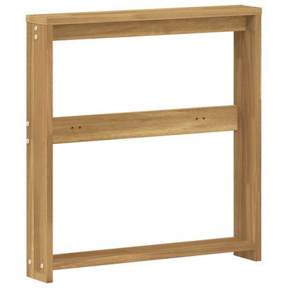 Armrests Module 2 pcs White 58.5 x 10 x 61 cm Solid Acacia Wood