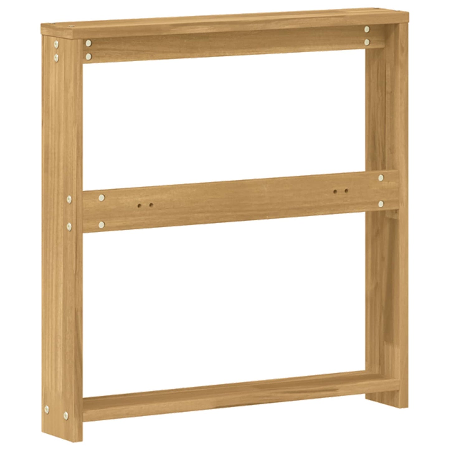Armrests Module 2 pcs White 58.5 x 10 x 61 cm Solid Acacia Wood