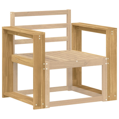 Armrests Module 2 pcs White 58.5 x 10 x 61 cm Solid Acacia Wood