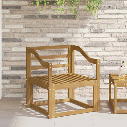Armrests Module 2 pcs White 59 x 4 x 73 cm Solid Acacia Wood