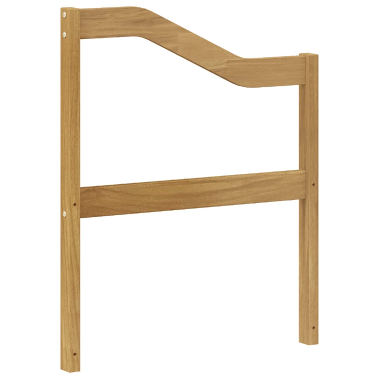 Armrests Module 2 pcs White 59 x 4 x 73 cm Solid Acacia Wood