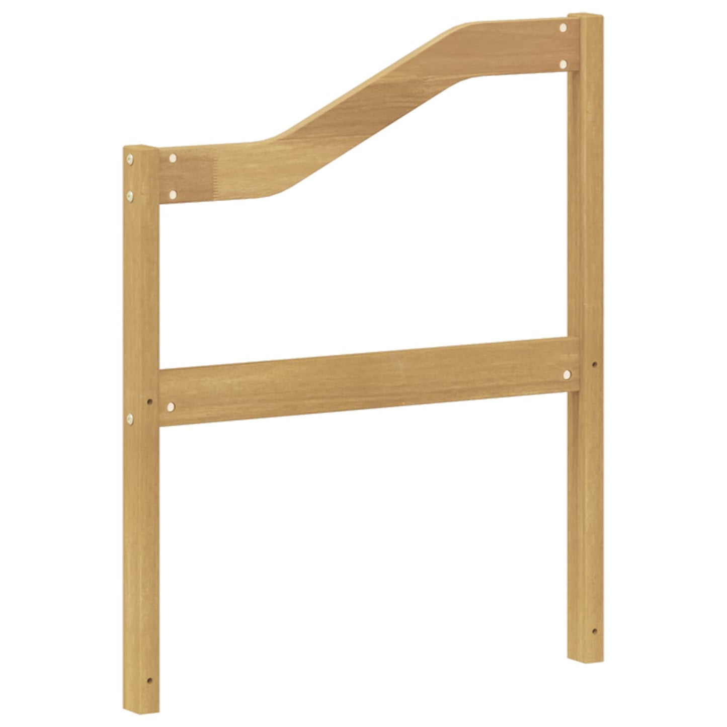 Armrests Module 2 pcs White 59 x 4 x 73 cm Solid Acacia Wood