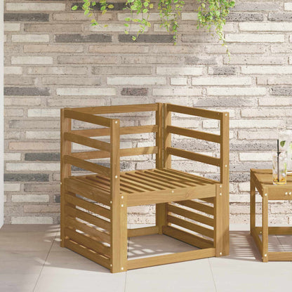 Armrests Module 2 pcs White 59 x 4 x 73 cm Solid Acacia Wood