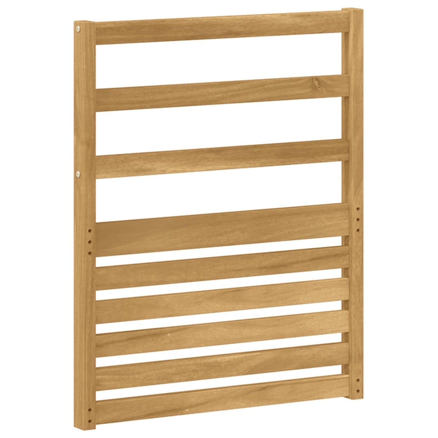 Armrests Module 2 pcs White 59 x 4 x 73 cm Solid Acacia Wood