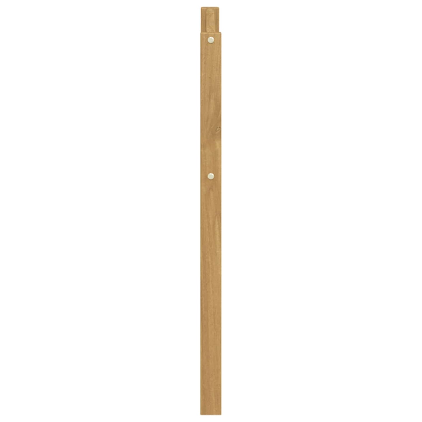 Armrests Module 2 pcs White 59 x 4 x 73 cm Solid Acacia Wood