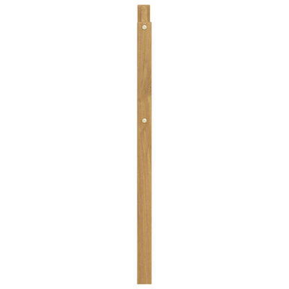 Armrests Module 2 pcs White 59 x 4 x 73 cm Solid Acacia Wood