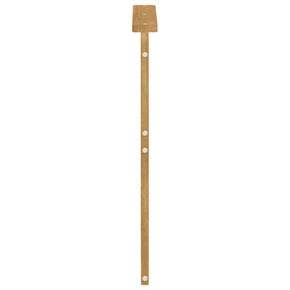 Armrests Module 2 pcs White 59 x 6 x 61 cm Solid Acacia Wood