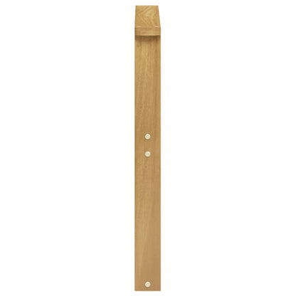 Armrests Module 2 pcs White 60 x 6 x 61 cm Solid Acacia Wood