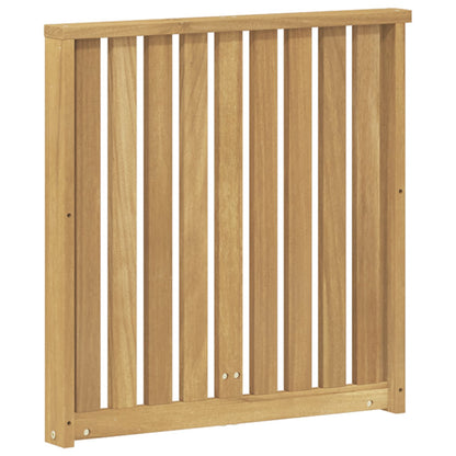 Armrests Module 2 pcs White 60 x 6 x 61 cm Solid Acacia Wood