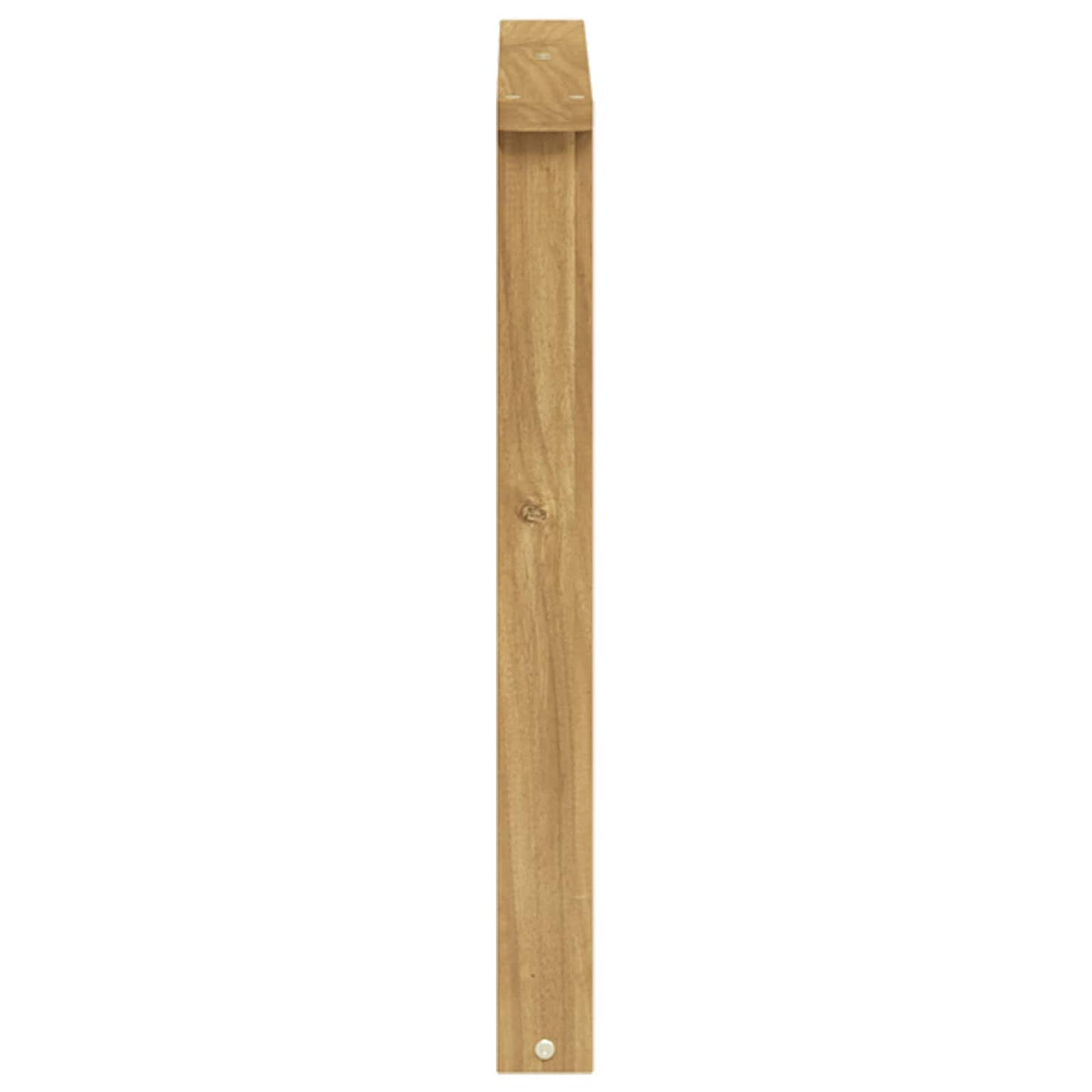 Armrests Module 2 pcs White 60 x 6 x 61 cm Solid Acacia Wood