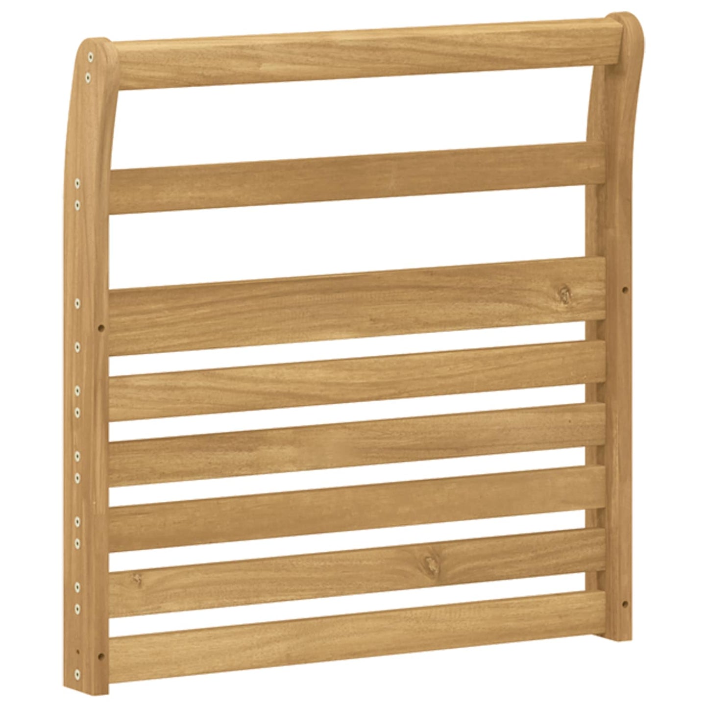 Armrests Module 2 pcs White 58.5 x 8 x 60 cm Solid Acacia Wood