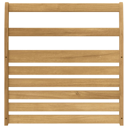 Armrests Module 2 pcs White 58.5 x 8 x 60 cm Solid Acacia Wood